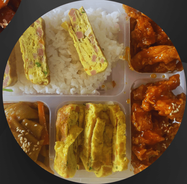 Korean Fried Chicken Bento